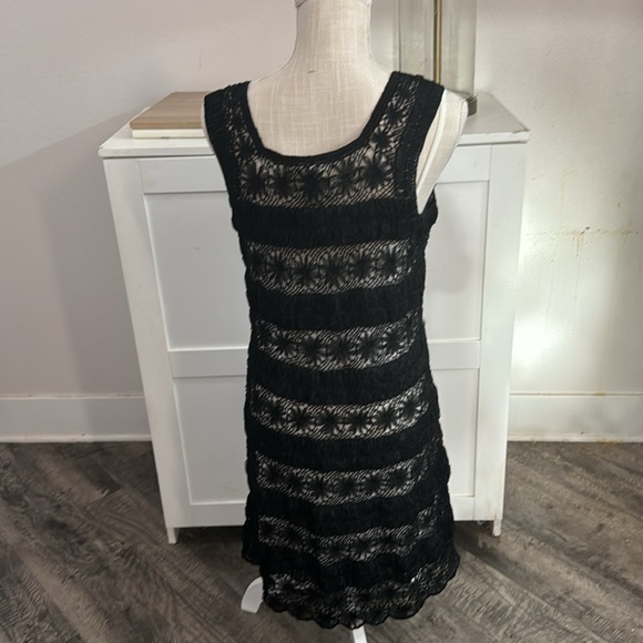 Diane Von Furstenberg NWT Crochet Flower Unique Sheer Dress with 2 Free Slips - Picture 10 of 17
